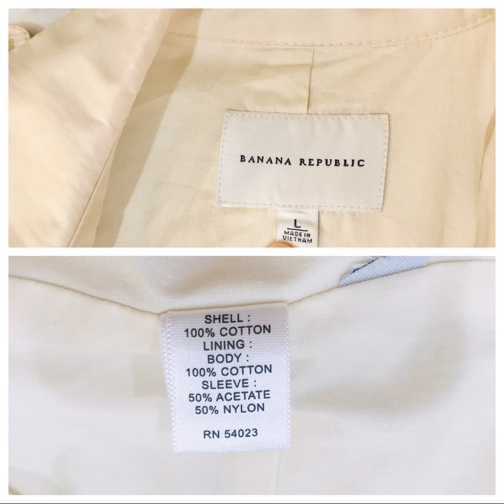 ❌ Sold ❌ Banana Republic Beige Trench Coat - Picture 8 of 8